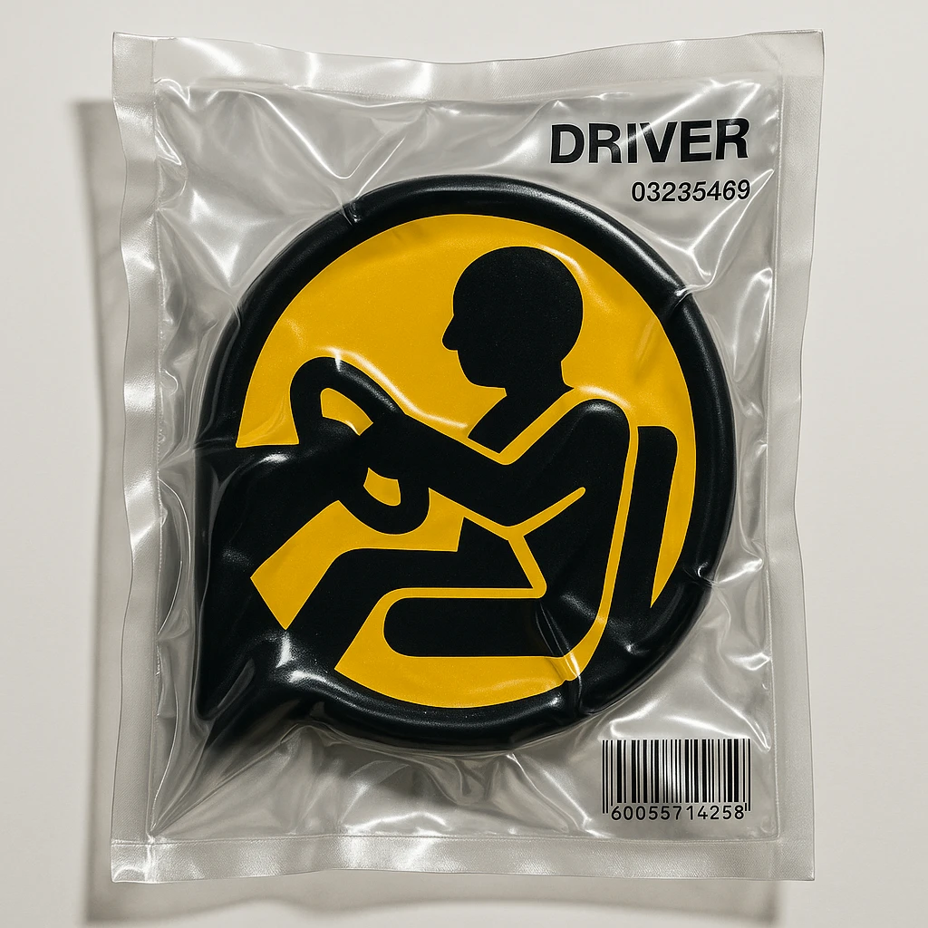 person driving a car emoji