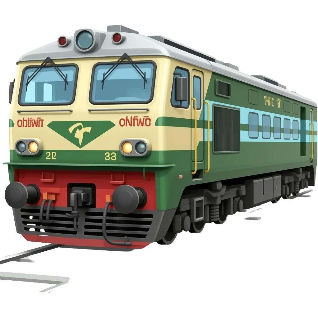 Indian train emoji