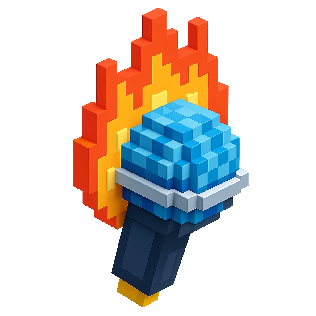 microphone on fire emoji