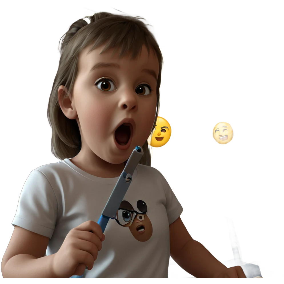 realistic girl in t-shirt emoji