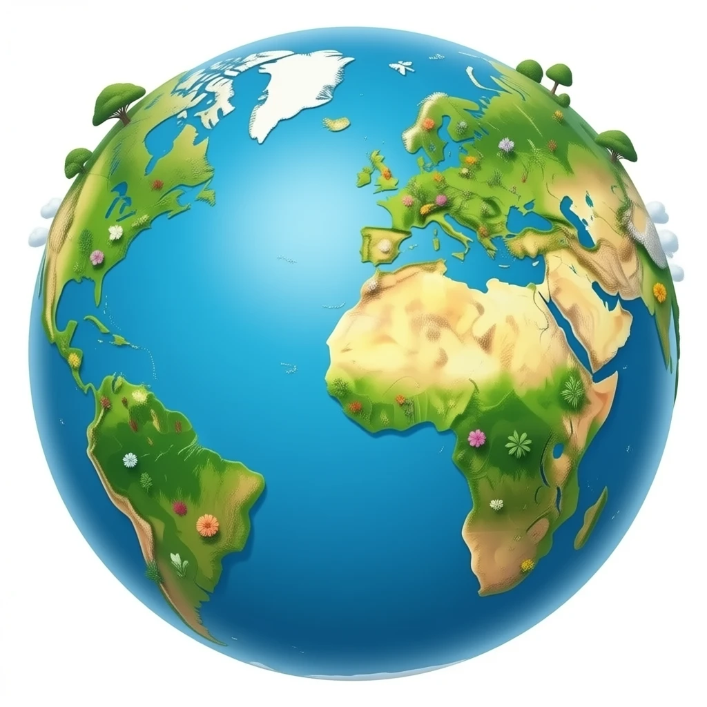 globe flora fauna emoji