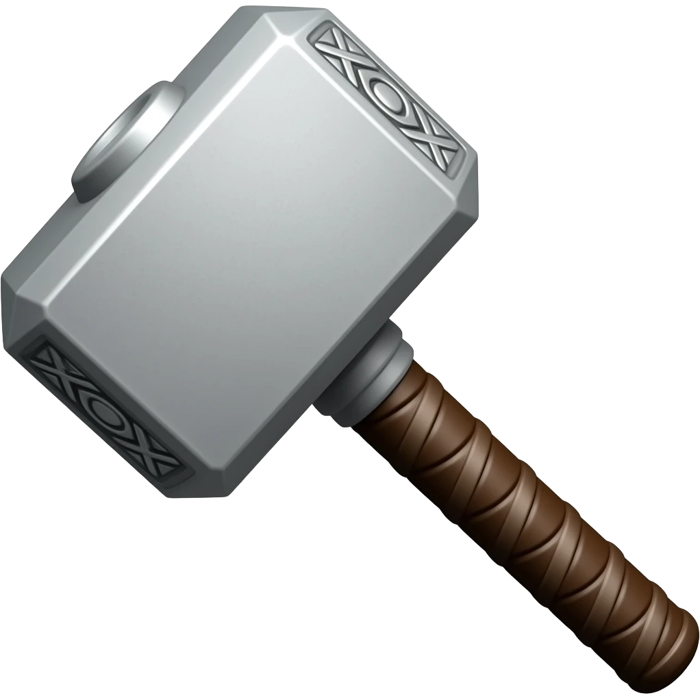 Thor Hammer emoji