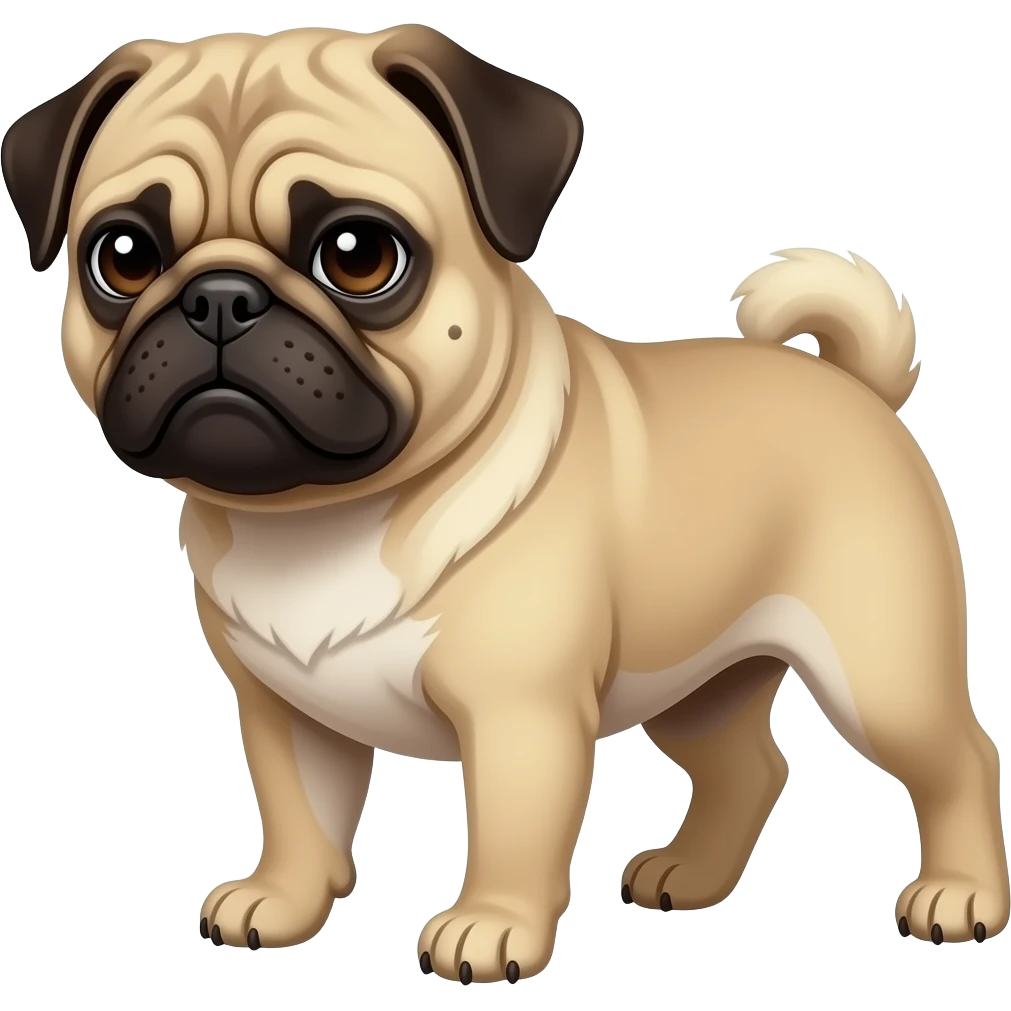 angry pug emoji