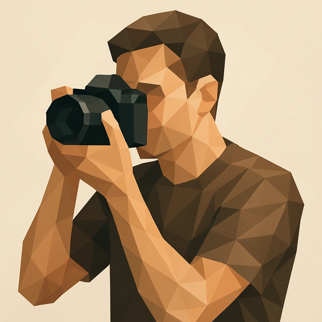 man taking a photo, simple background emoji