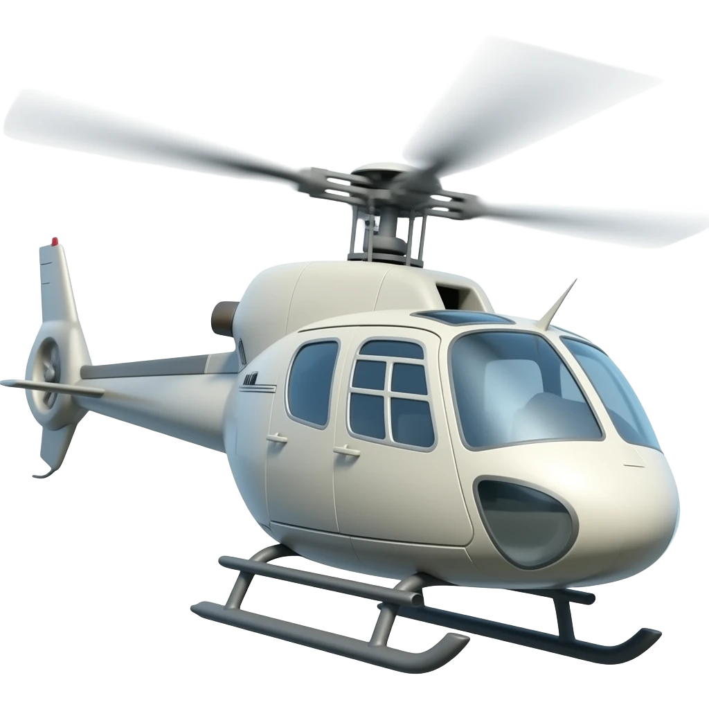 Un helicóptero haciendo acrobacias aer emoji