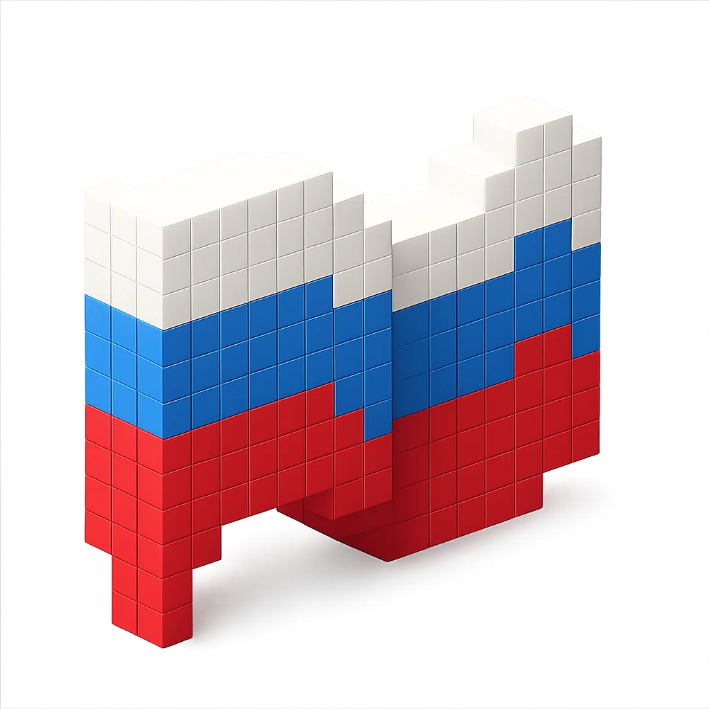 Russian flag without pole emoji