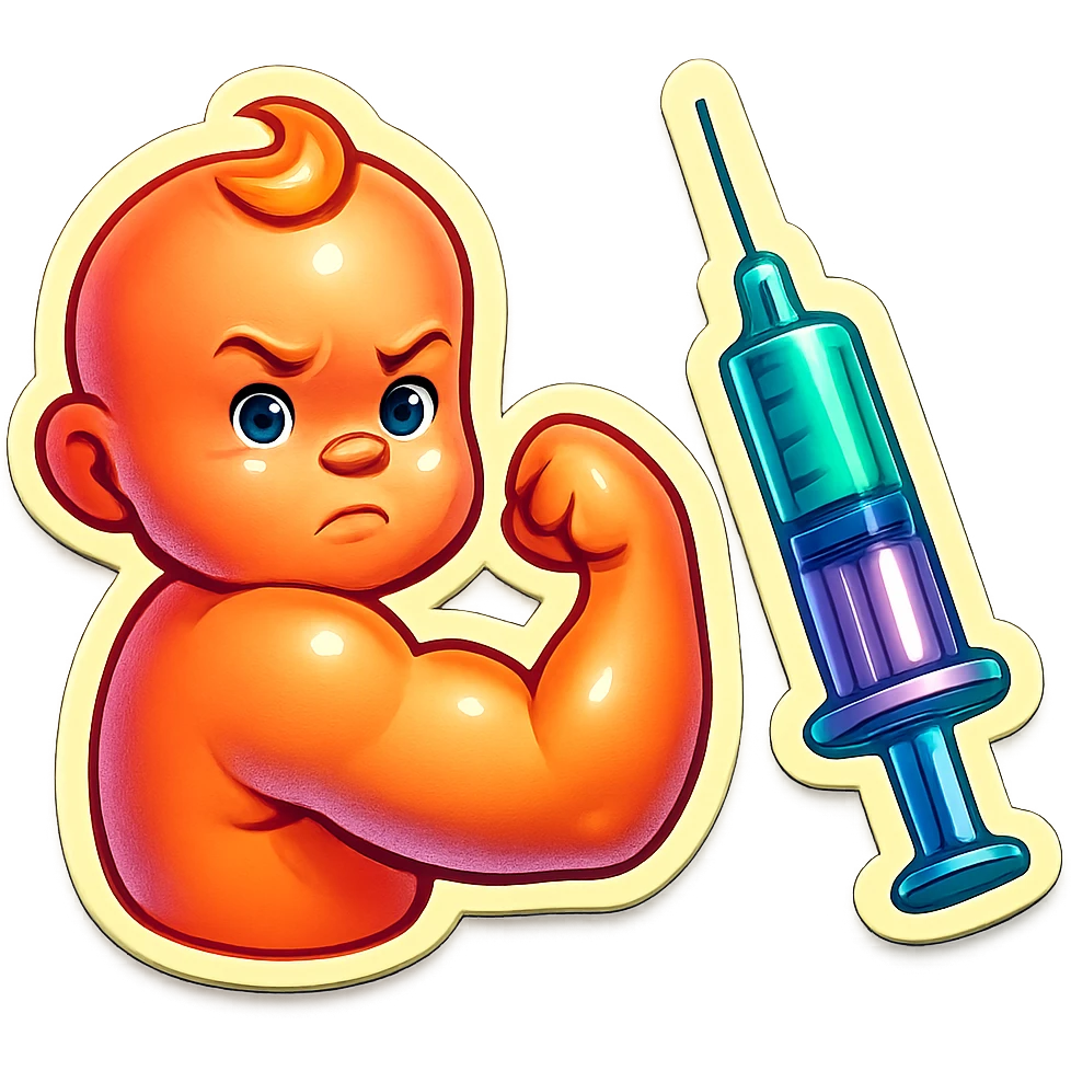 👶💪💉 emoji