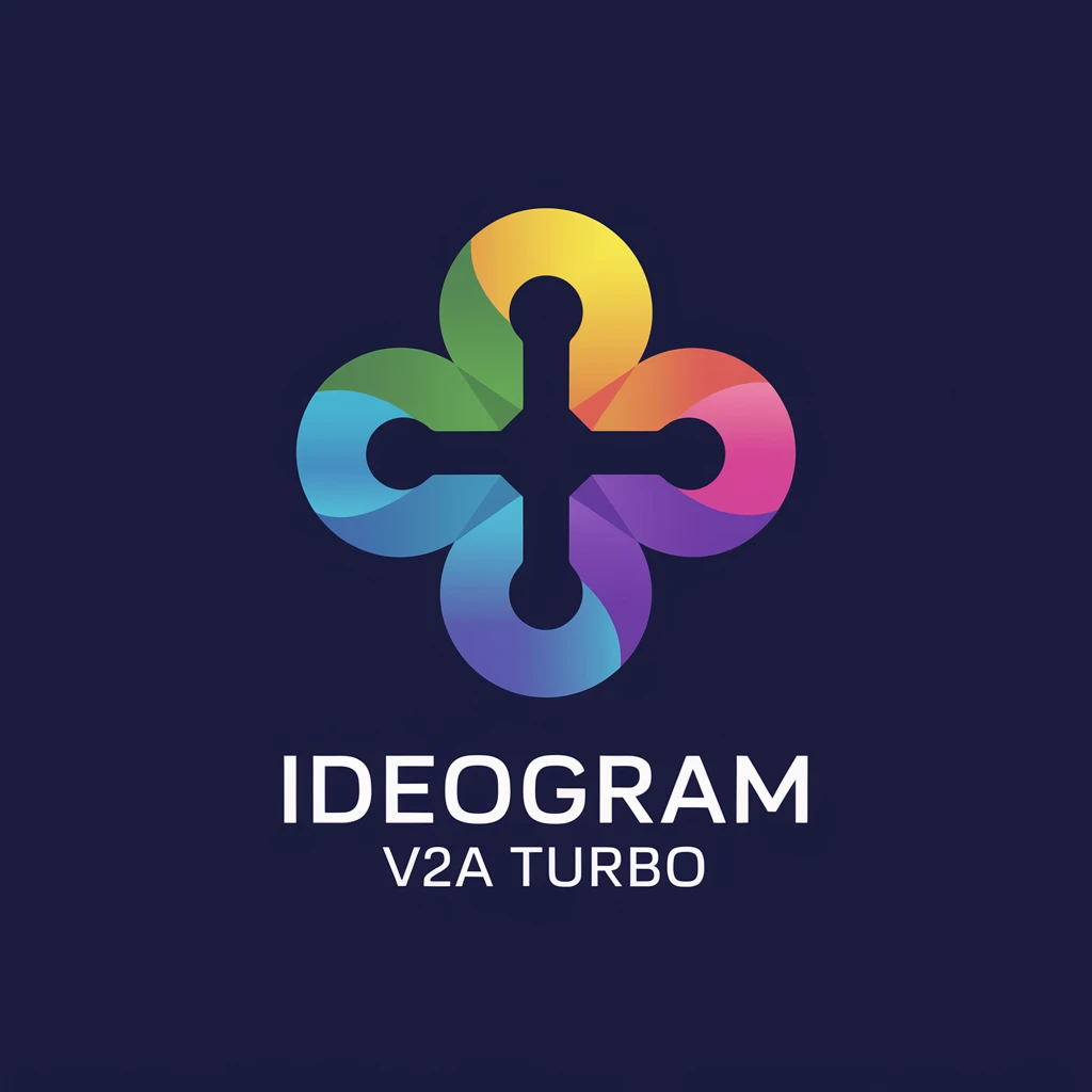 make a colorful logo of "Ideogram V2a Turbo" emoji