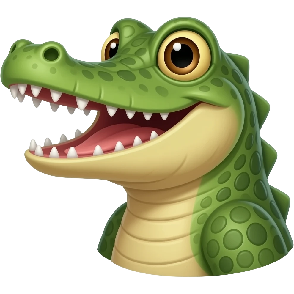 alligator girl emoji