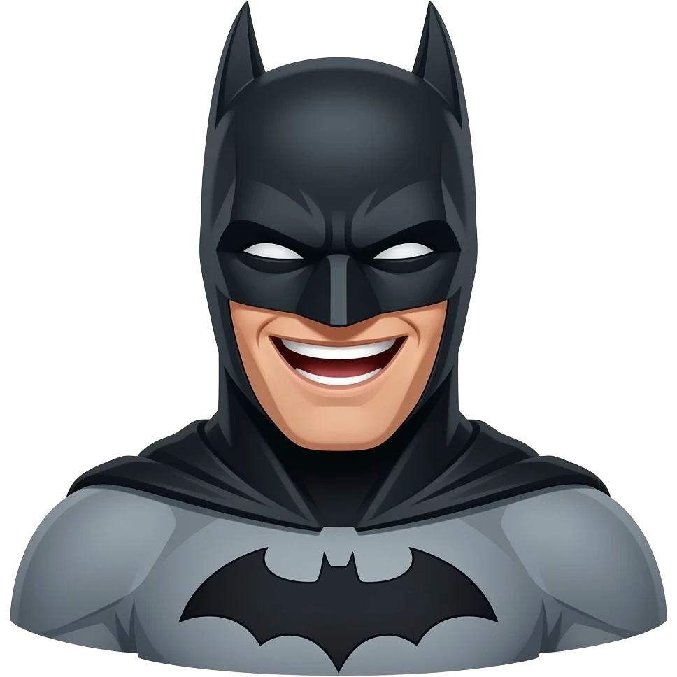 batman laughing emoji