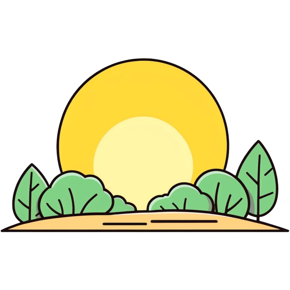 Sunshine emoji