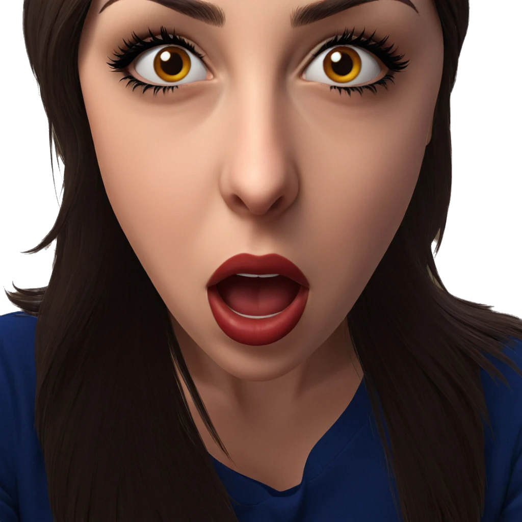 realistic portrait of girl emoji