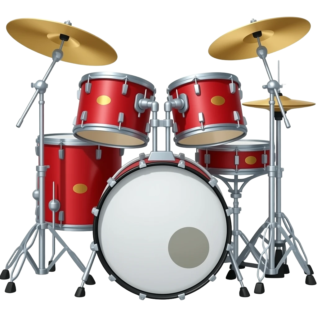 front of drum set emoji