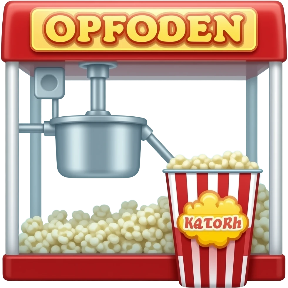 Popcorn machine emoji