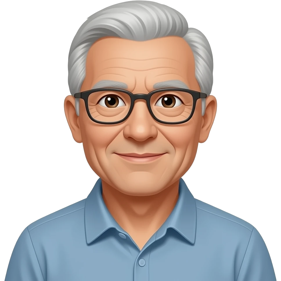 create an 72 year old stroke emoji