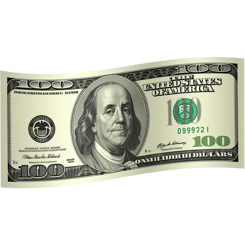 US dollar bill emoji