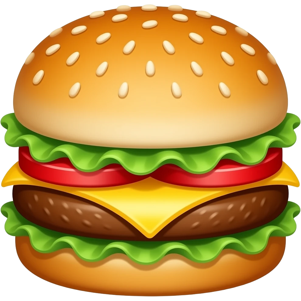 Chick fil A Burger emoji