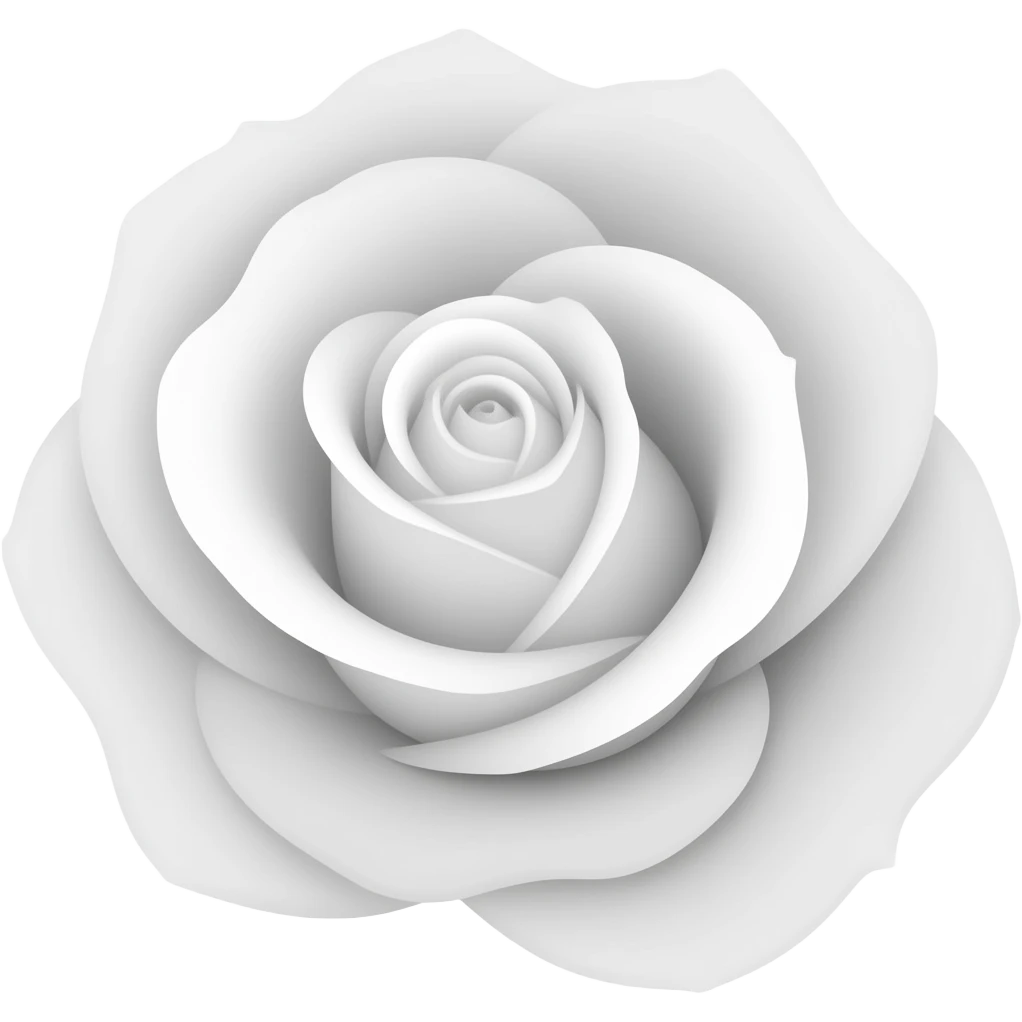 White rose emoji