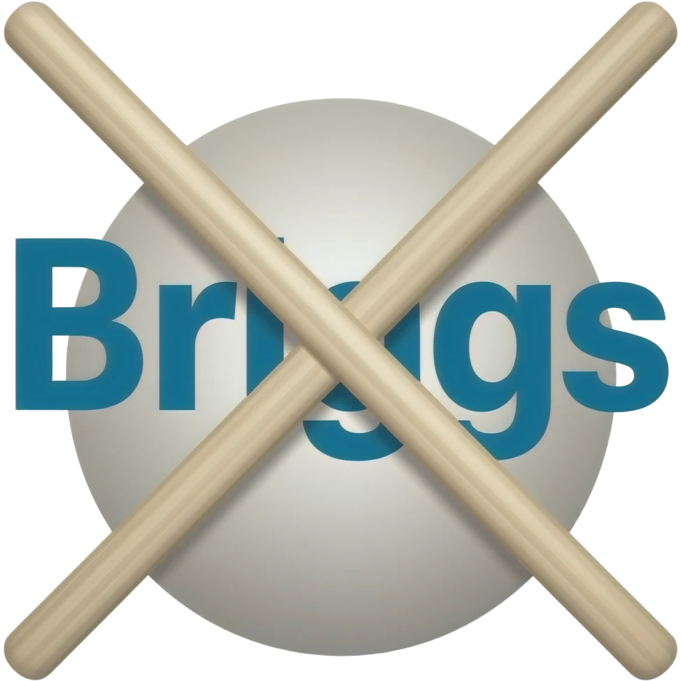 the word Briggs xed out emoji