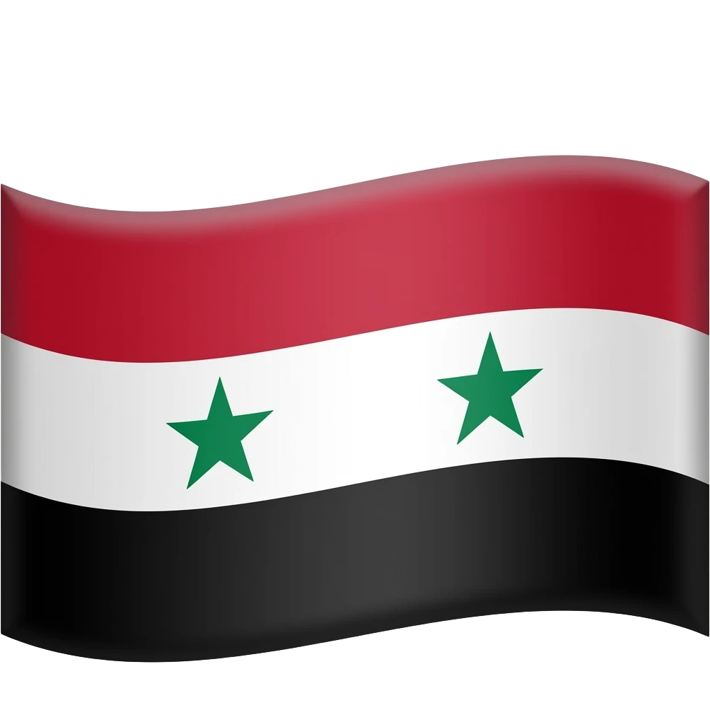 Syria flag 1960 emoji