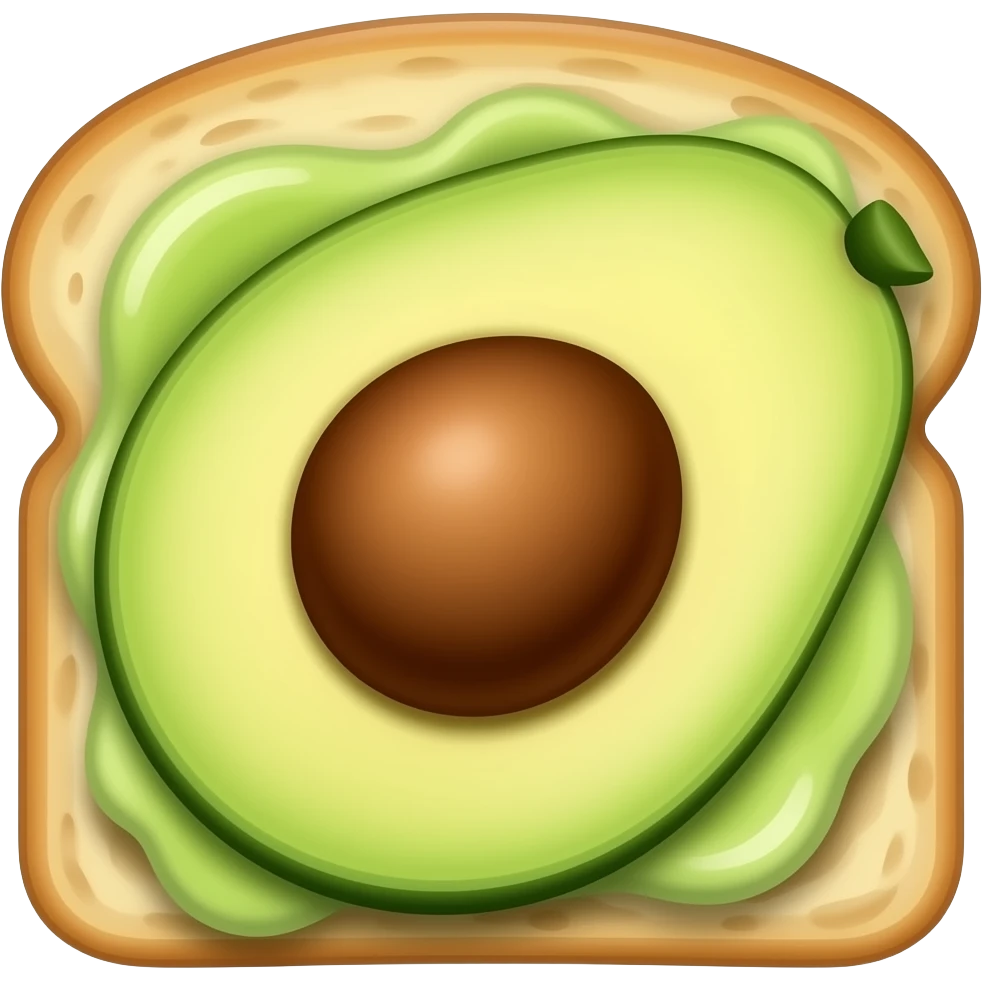 avocado toast emoji