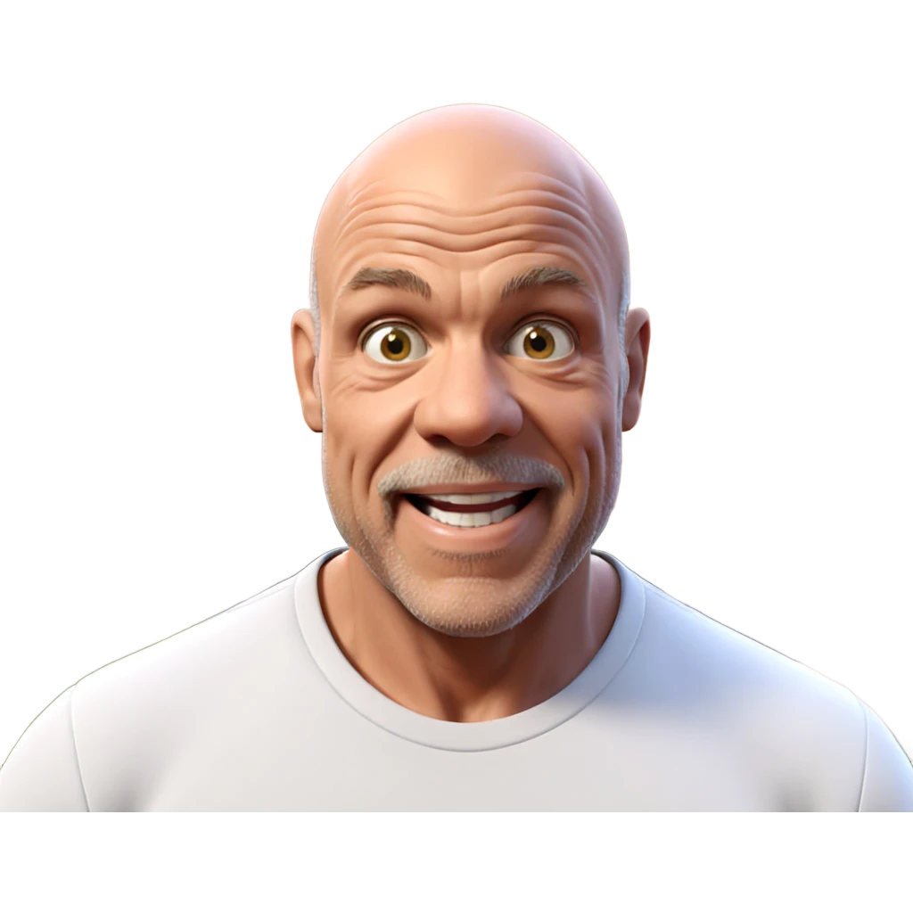 smiling old man at home emoji