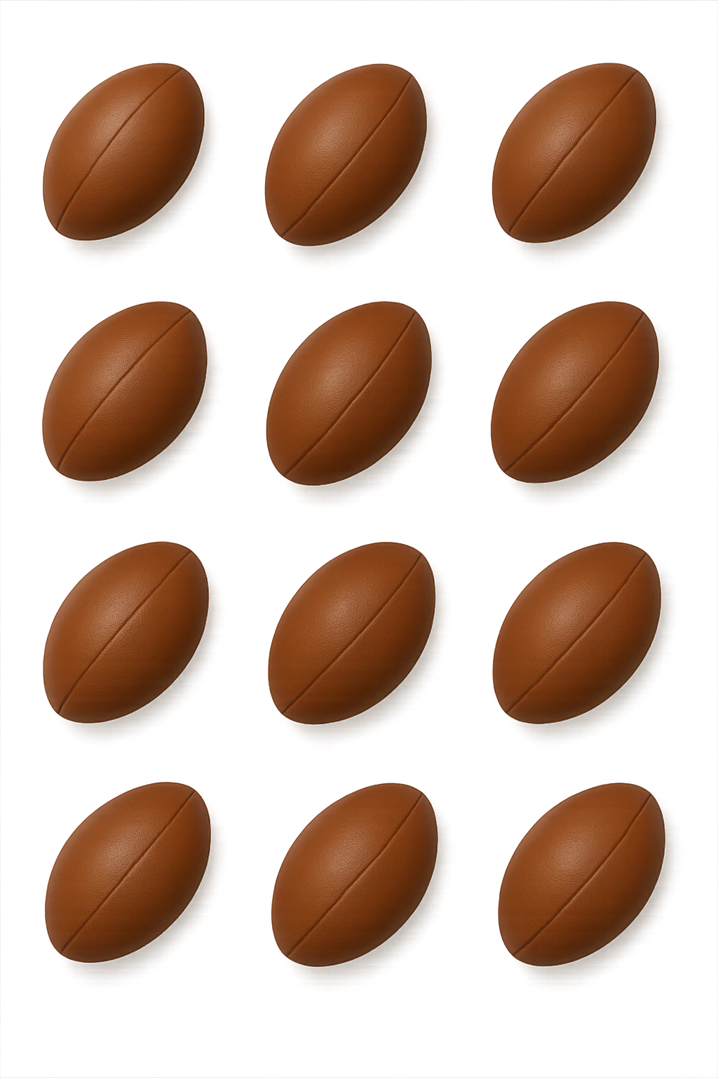 feci a palline leggermente allungate viste dall'alto emoji
