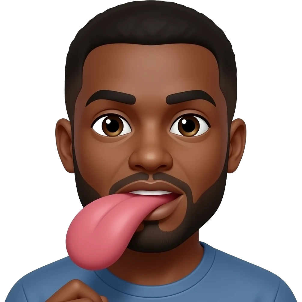 Bitch sucking a black men dick emoji