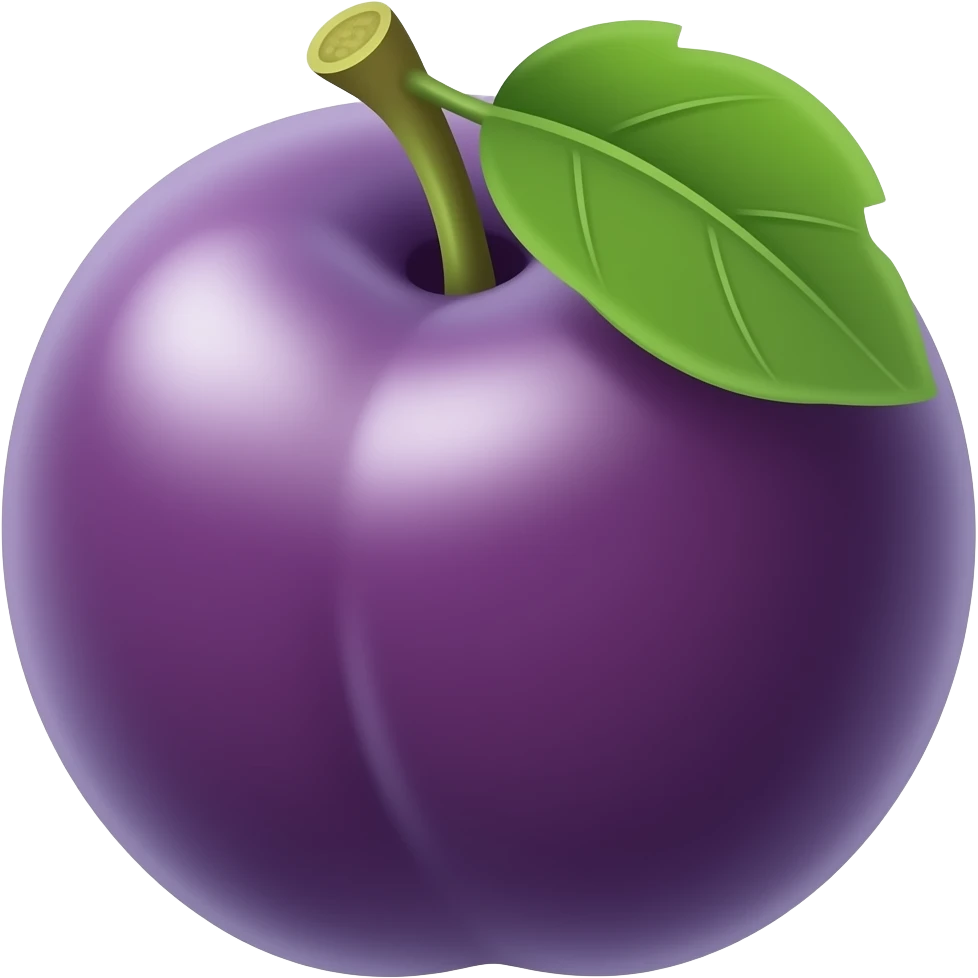 plum emoji