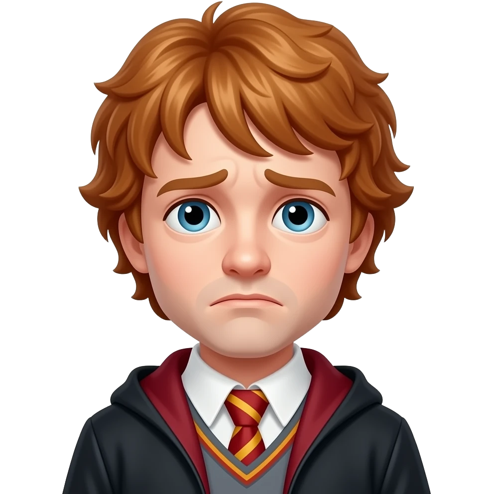 ron weasley looking sad emoji