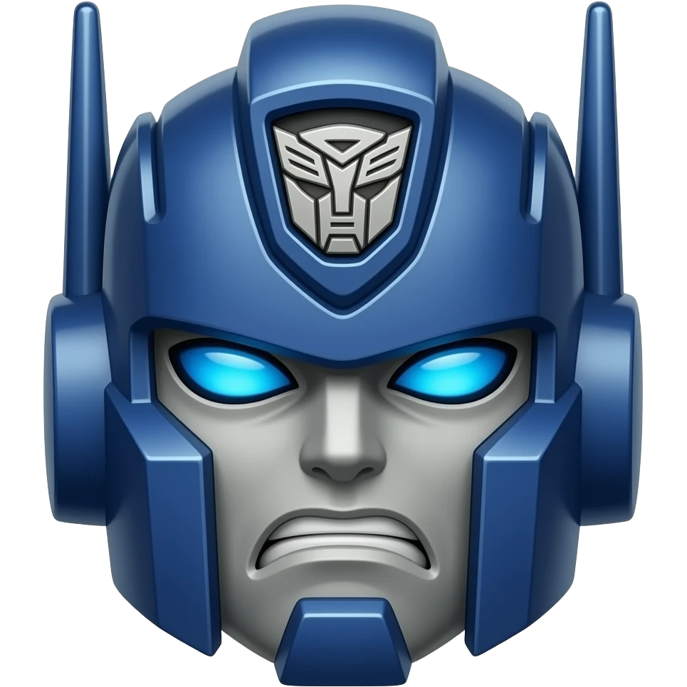 Optimus prime frustrated emoji