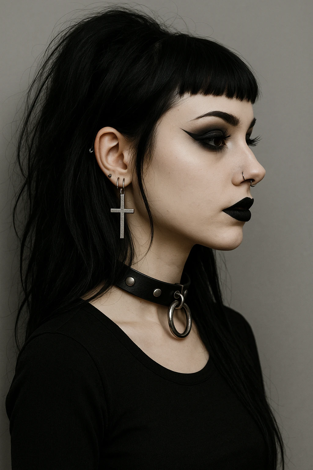 goth  profile girl emoji