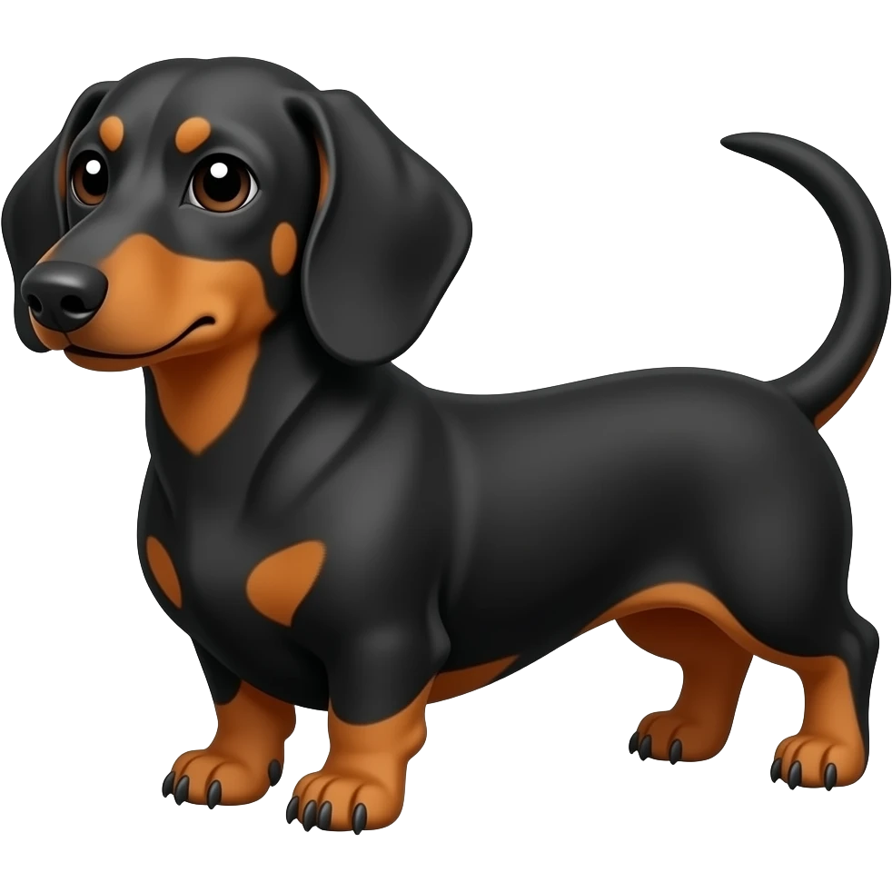 Perro salchicha emoji