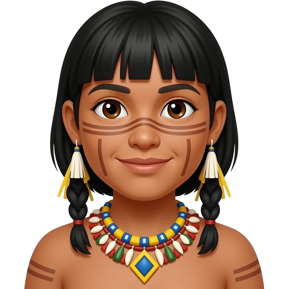 una perosna de la tribu embera drua emoji