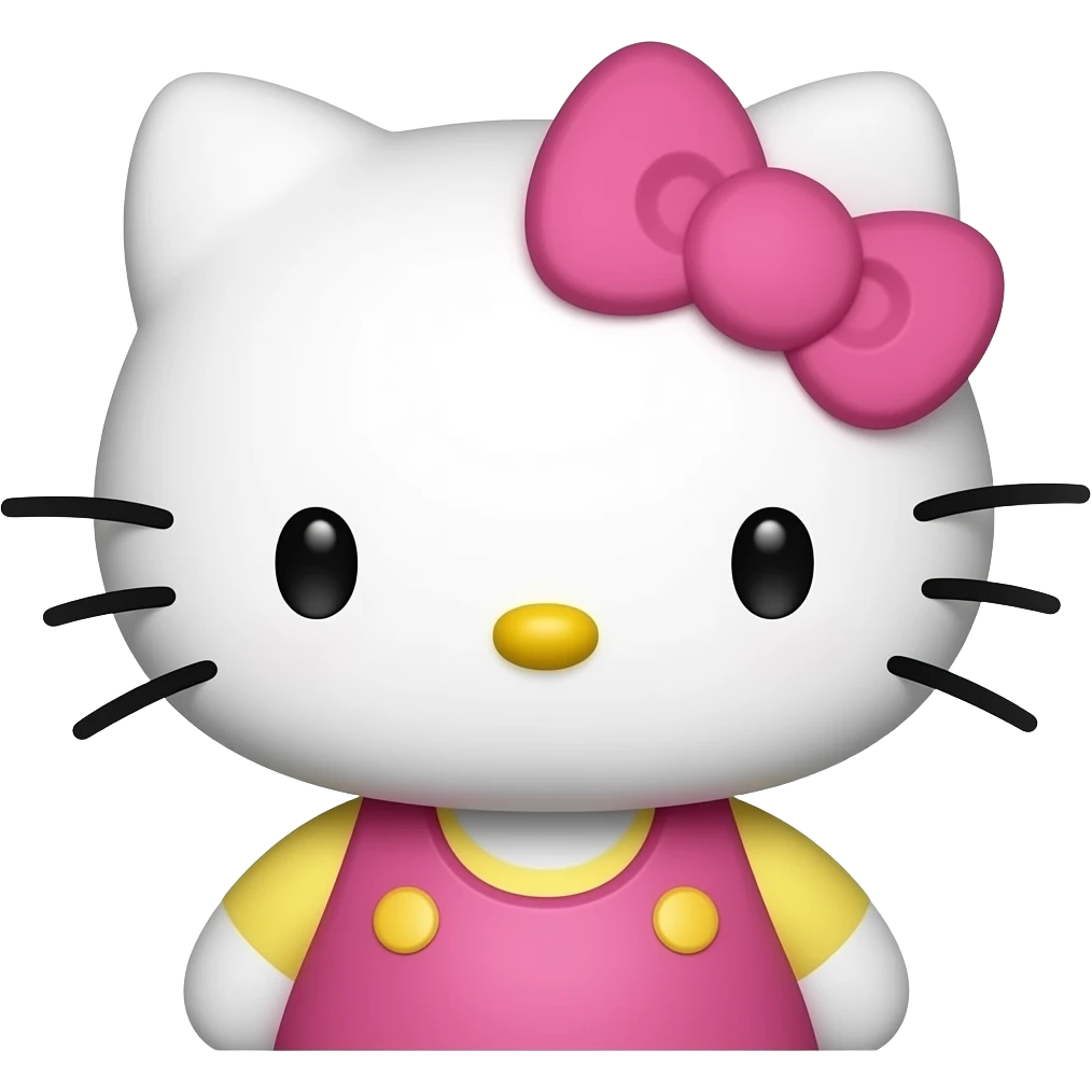 Cute Hello Kitty emoji