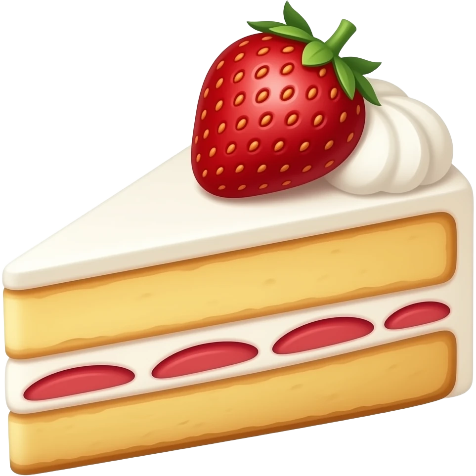 strawberry cake emoji