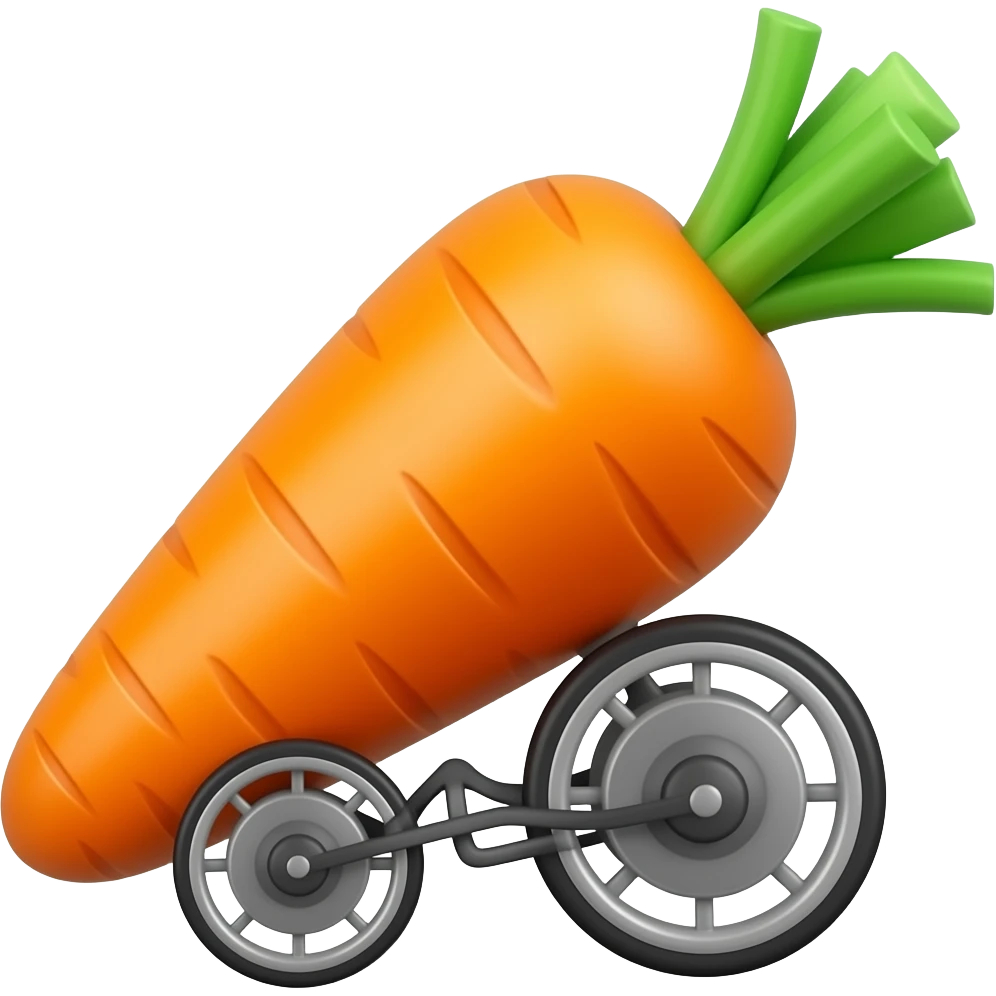 carrot on wheels emoji