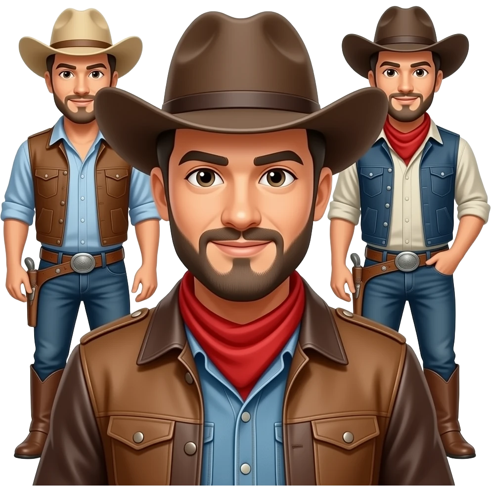 wild west people emoji