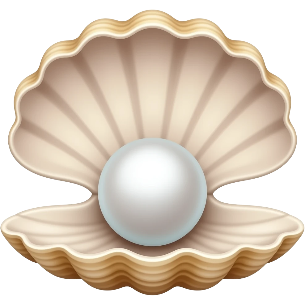 shell and pearl emoji