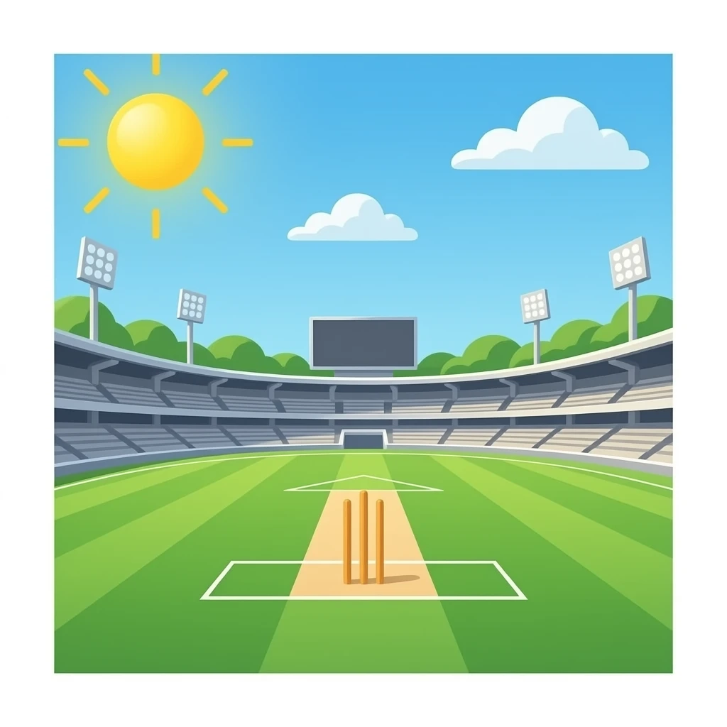 cricket stadium emoji