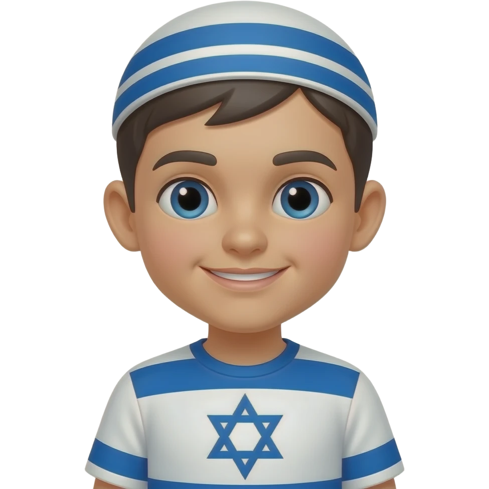 Israeli kid emoji