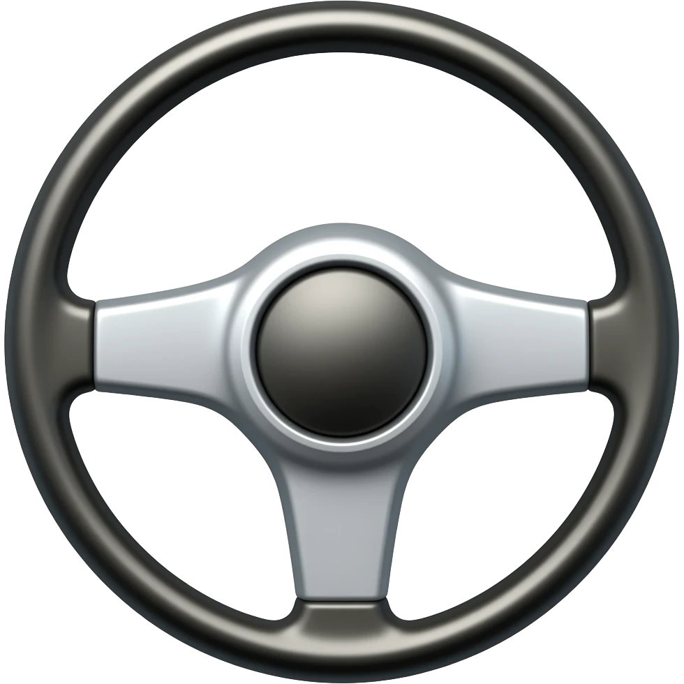 with the steering wheel on the right. emoji