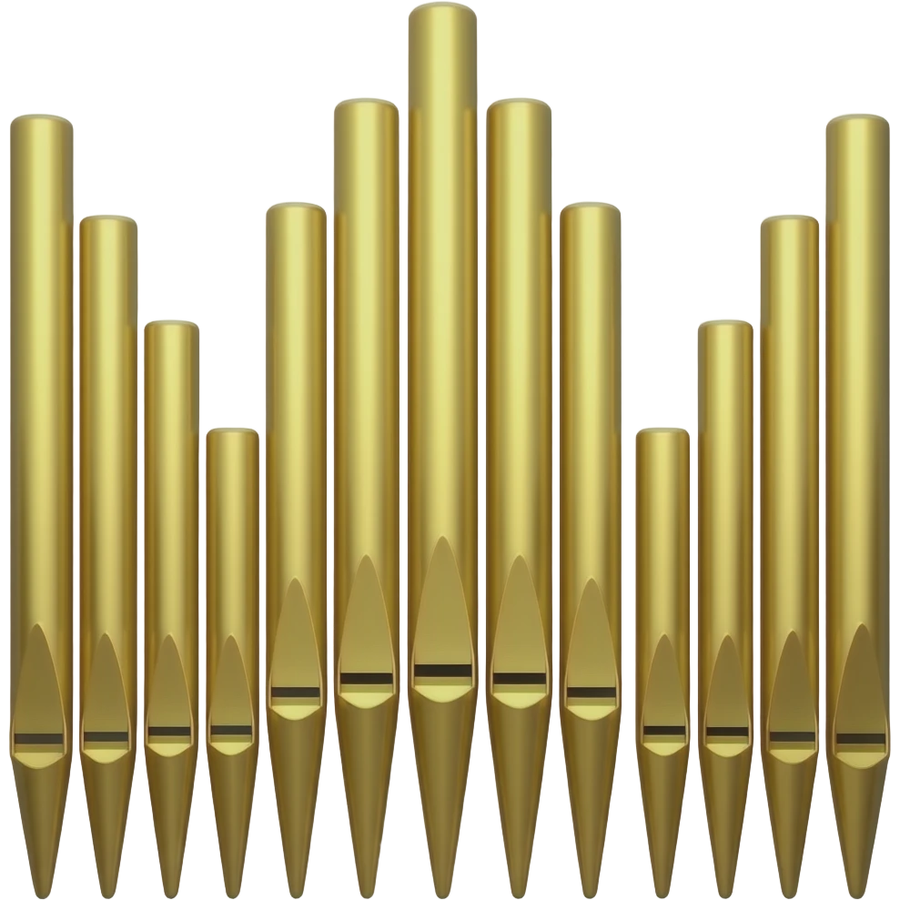 Pipe organ gold emoji