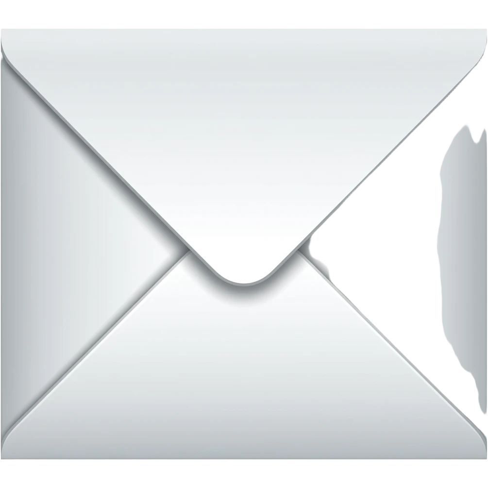 white envelope emoji