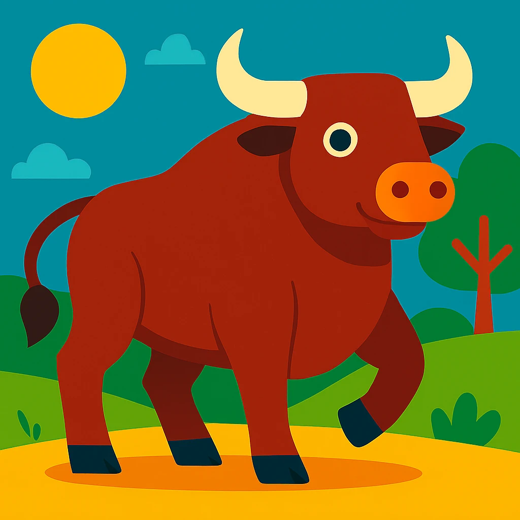 Big bull emoji