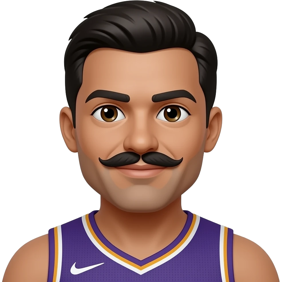 Court hummer with face and mustache emoji