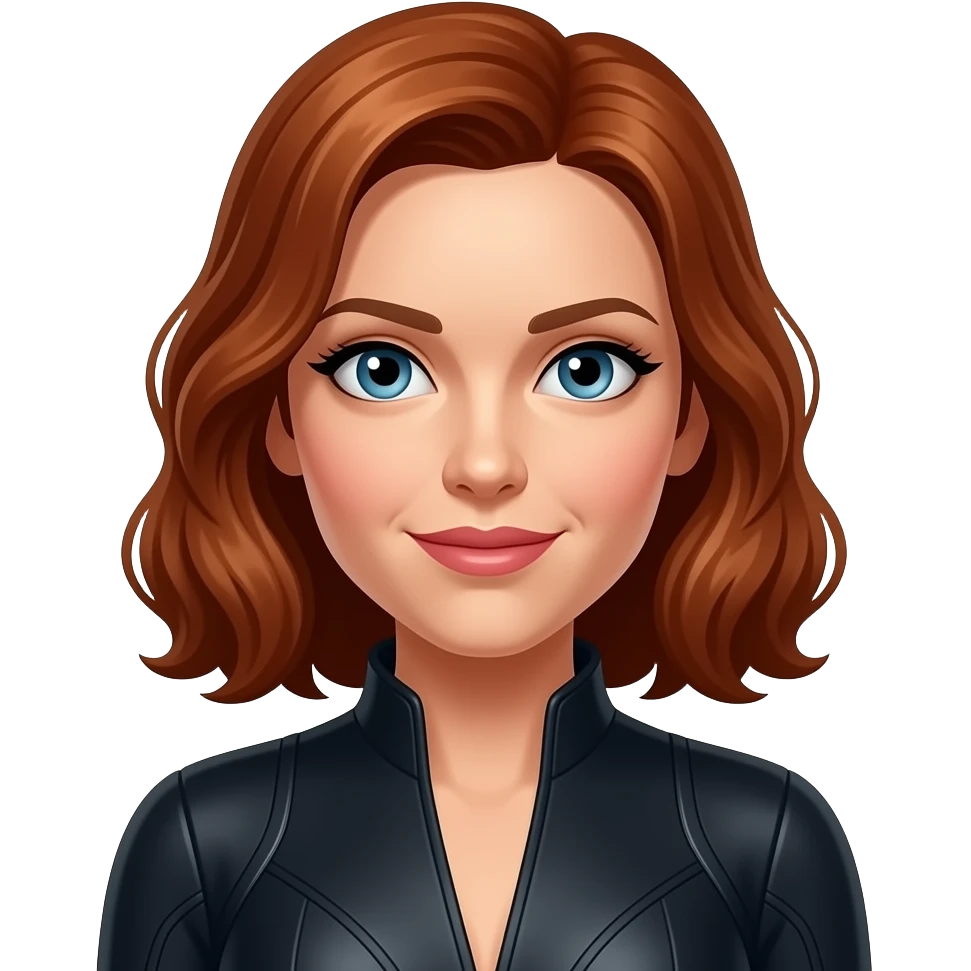 The black widow natasha romanoff emoji