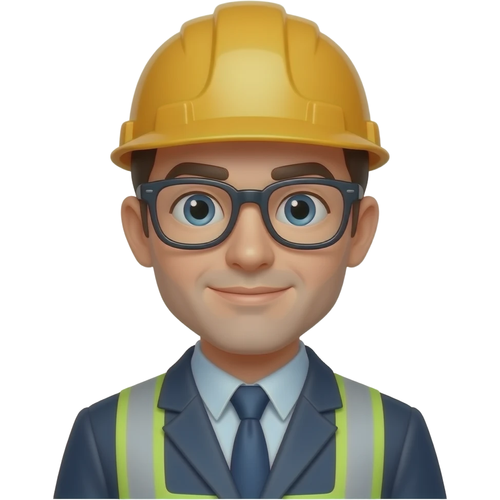 Engineer with glasses emoji
