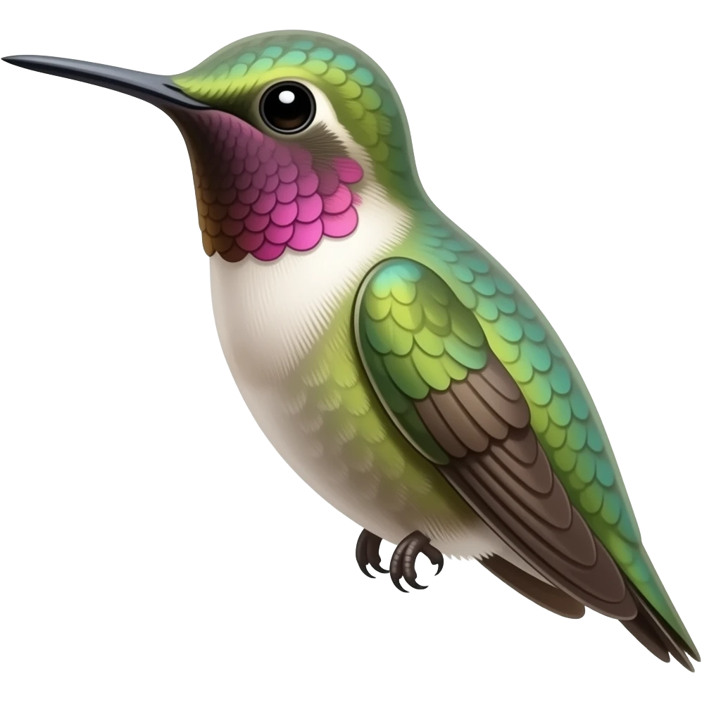 tiny hummingbird to put into sentances emoji