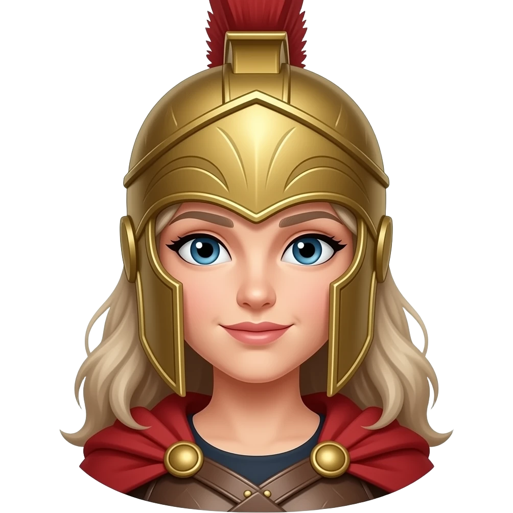 Spartan girl emoji